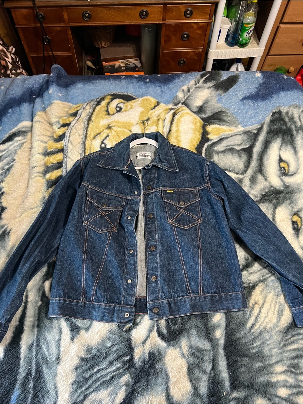 Big yank Men's Dark Blue Denim Jacket - Classic Workwear Style